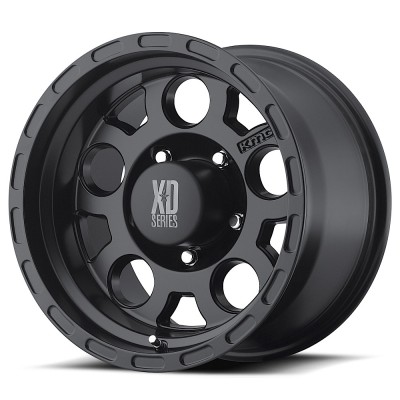 KMC Wheels XD122 Black 16x8 6x139 0