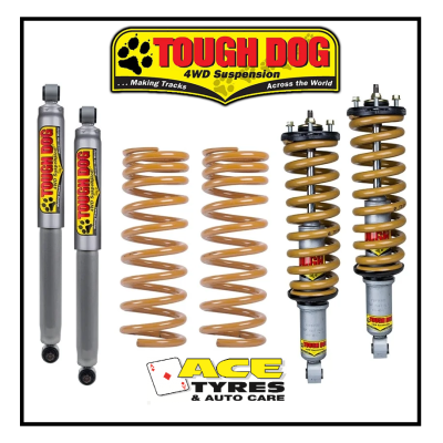 Tough Dog Suspension Kit 40m Adjustable Shocks Nissan Navara D23 NP300 35mm Tough Dog Suspension Kit 40m Adjustable Shocks Nissan Navara D23 NP300 35mm