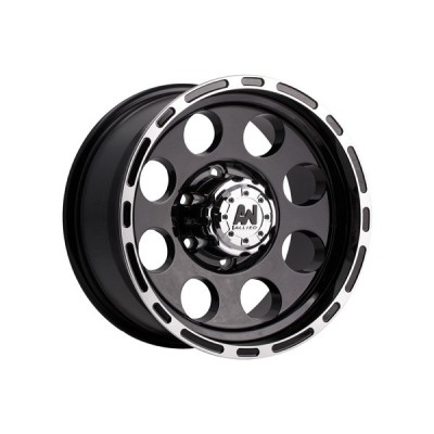Allied Thunder Black 16x8 5x150 -20 offset