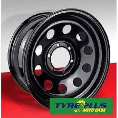 Sunraysia Dynamic Rims 16x8 0 offset Black round hole 6x139