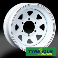 Sunraysia Dynamic 15x7 6x139 +10 White Triangle